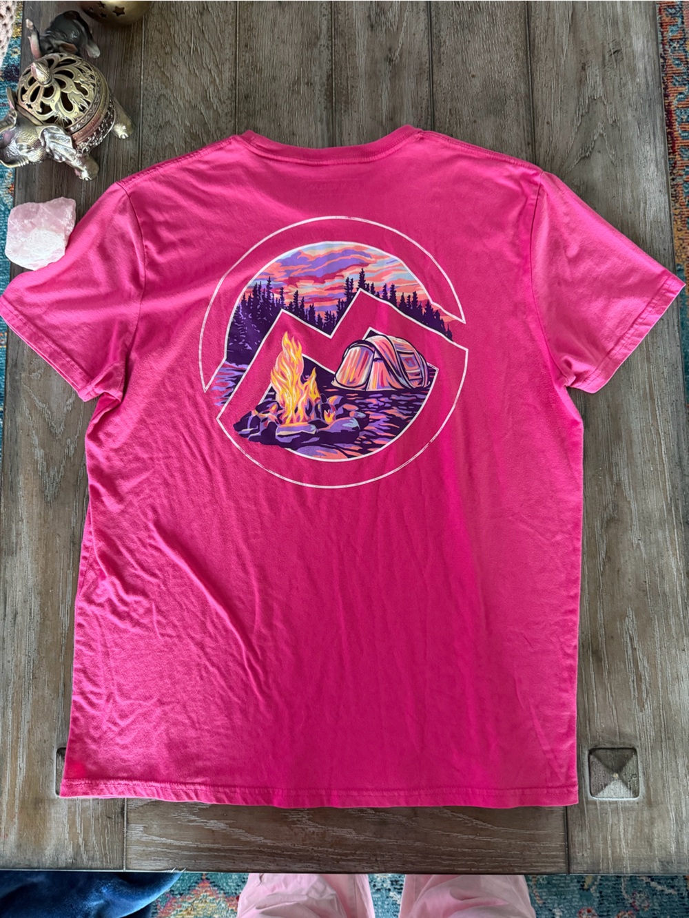 Magellan Outdoors Women’s Hot Pink Crewneck Tee - Picture 6 of 6